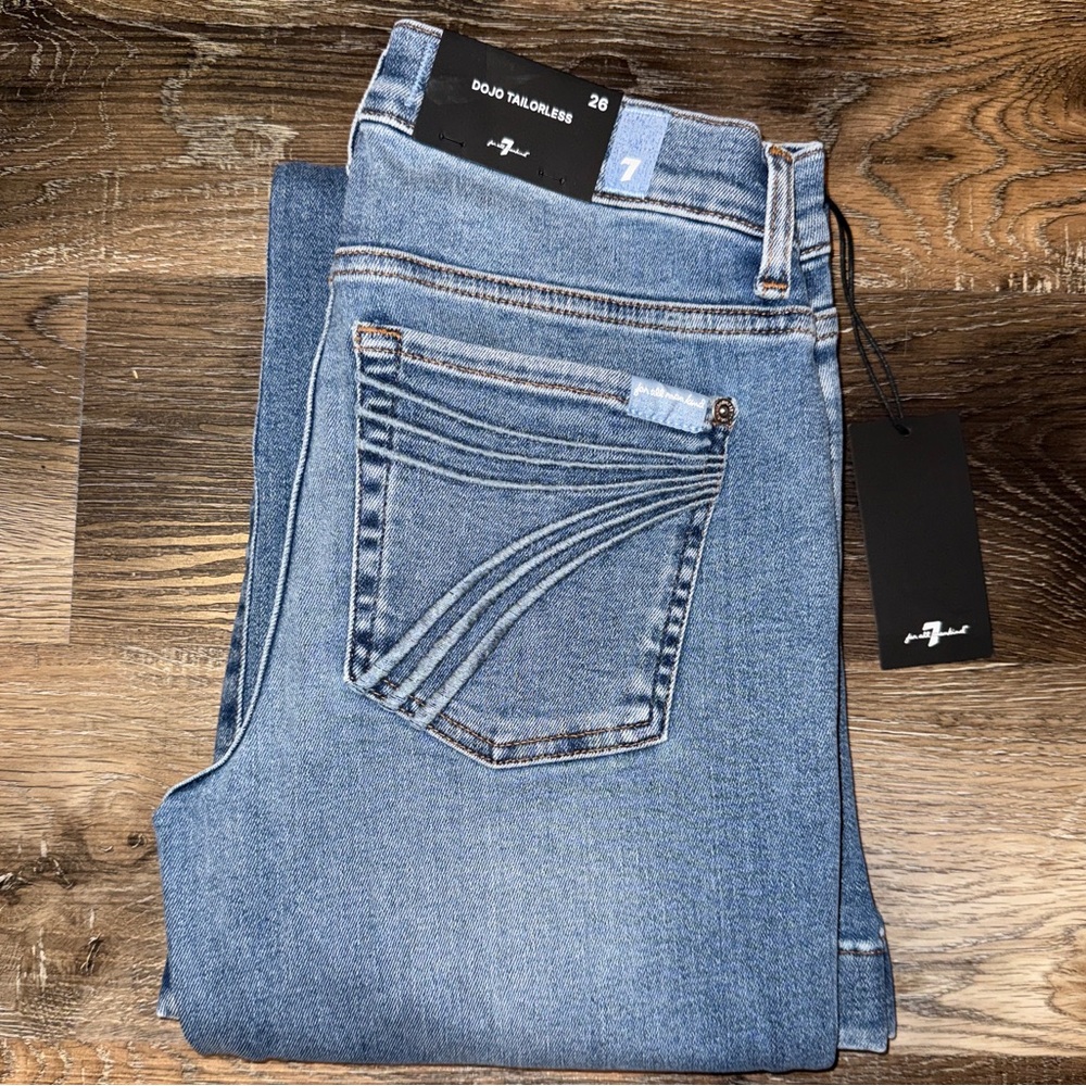 NWT 7 For All Mankind Dojo Tailorless Jeans 7FAMK